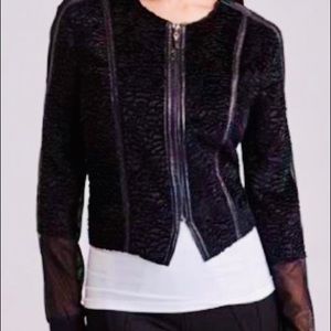 Jacket Faux Curly Lamp